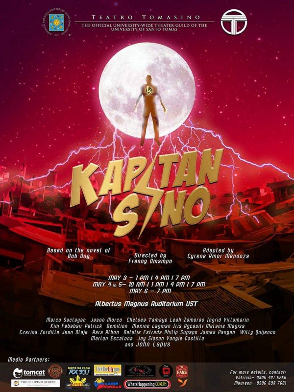 Teatro Tomasino Stages Bob Ong’s 'Kapitan Sino'