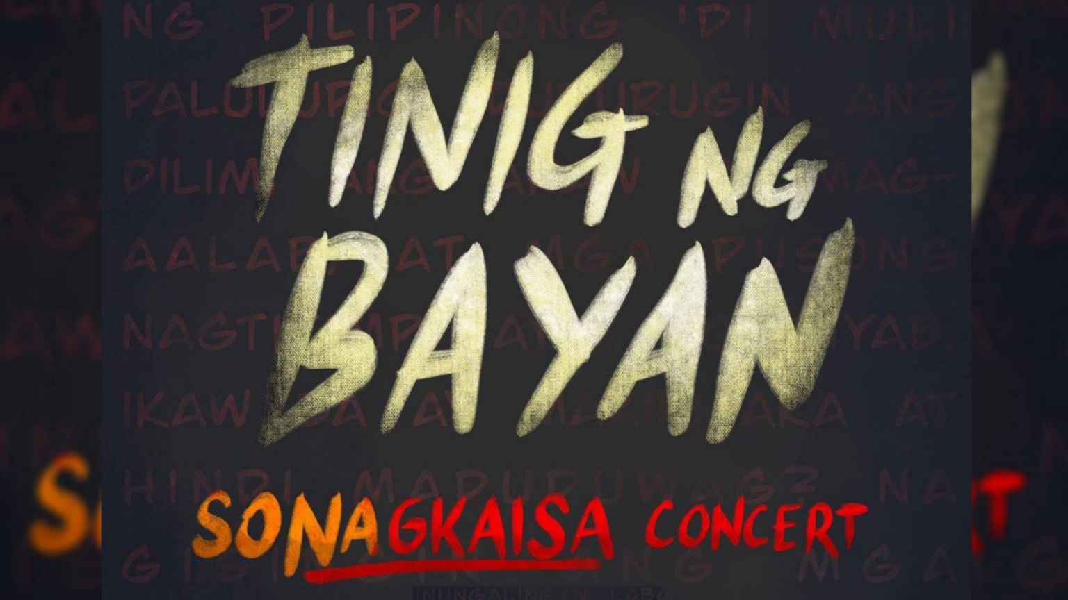 'Tinig Ng Bayan' Online Concert to Stream Today