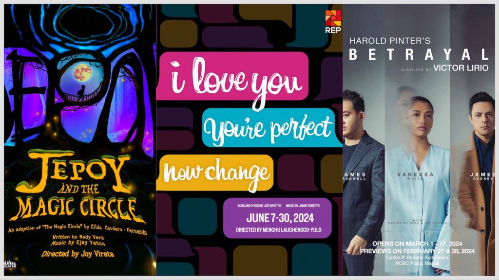 ‘Betrayal’, ‘I Love You You’re Perfect Now Change’, and More in REP’s